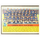 1956 TOPPS FOOTBALL #7 GREEN BAY PACKERS TEAM...