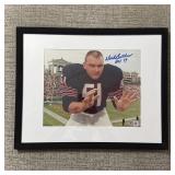 Dick Butkus  Autographed & Framed 8x10 Photo...