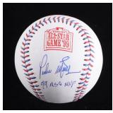 PEDRO MARTINEZ Signed Inscribed Rawlings 1999...