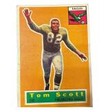 1956 Topps Tom Scott Football Card. #112...