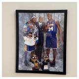 Shaquille O'Neal Signed Framed Lakers 11x14...