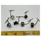 Group of 6 Tie Tacks