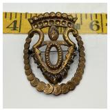 Kalevala Koru Brass Revival Brooch