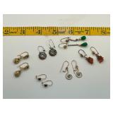 Group of Wire Pierced Earrings