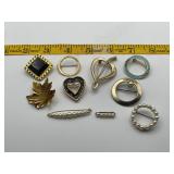 Group of Small Brooches and Pins