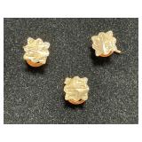 Victorian 9K Gold Collar Button Studs