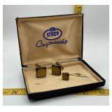 Stacy Craftsmanship Cufflinks and Pin