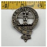 1940s-1960s Scottish Clan Chisholm Pin