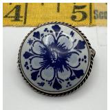 Vintage Delft 835 Sterling Brooch