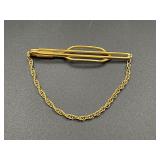 Anson Double Bar Tie Clip with Chain