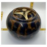 Vintage English Stoneware Tobacco Humidor