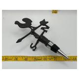 Cast Iron Weather Vane Bottle Stopper
