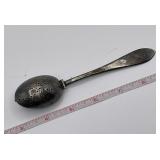 Antique Silverplated Tea Infuser Spoon
