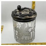 Antique Art Nouveau Pipe Tobacco Humidor