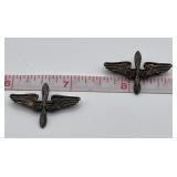 WWII US Army Air Corps Silver Winged Propeller