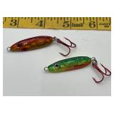 2 Buck-Shot Spoon Fishing Lures
