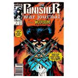 Punisher WJ #6 (Newsstand) - 1st Wolverine Battle