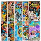 Action Comics #541, 543, 545, 547-551, 553, 555