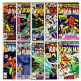 Iron Man #129 130 134 140-142 152 153 158 159