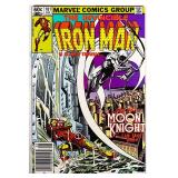 Iron Man #161 (Newsstand) - Moon Knight Appearance