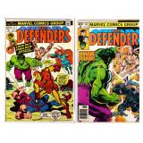 Defenders #9 + 84 - 1st Namor v T'Challa