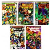 5x Iron Fist / Kung Fu Comics