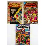 Strange Adventures #235 & Challengers #82 + 86