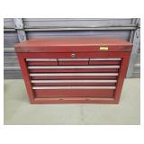 LIFT TOP 7-DRAWER METAL TOOLBOX