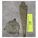 COLT MFG. BARREL GAUGE & SCREWDRIVER