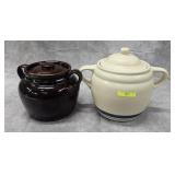 RRPC & MCCOY POTTERY BEAN POTS