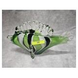 9.5' MURANO ART GLASS FISH FIGURE