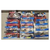 15- ASST. AVENGERS & STAR WARS HOT WHEELS CARS