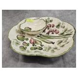 14' VINTAGE CALIFORNIA POTTERY DIP TRAY