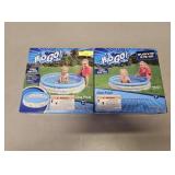 PAIR OF H2O GO INFLATABLE POOLS