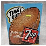 13' X 17' METAL 7-UP SIGN