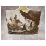 16' X 12' METAL JOHN WAYNE SIGN