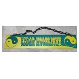 30' CEDAR MOONLIGHT ACRYLIC SIGN