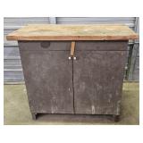 2-DOOR PINE WORK SHOP TABLE