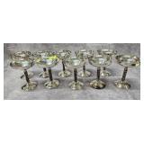 10- VISIU SPAIN 6' PLATED GOBLETS