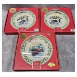 GROUP OF 3- LENOX CHINA CHRISTMAS PLATES