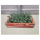 VINTAGE COCA-COLA WOODEN CRATE W/ BOTTLES