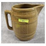 VINTAGE MCCOY POTTERY BARREL PITCHER