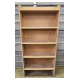 5-TIER PINE BOOKSHELF