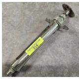 8.5' VINTAGE METAL SYRINGE