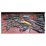 LOT OF ASST. SCREWDRIVERS & DRILL CHUCKS