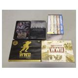 5- BOXED SETS OF WWII DVDS