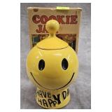 12' VINTAGE MCCOY 'SMILEY' COOKIE JAR W/ BOX