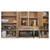 4- CABINETS OF ASST. COOKWARE, KITCHENWARE & MORE