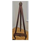 63' MAHOGANY EASEL