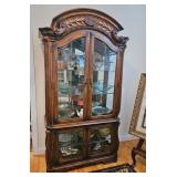 MICHAEL AMINI OAK CHINA CABINET